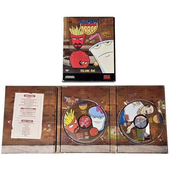 Aqua Teen Hunger Force Volume One 1 DVD Adult Swim Cartoon Network VTG 2003 EUC - Picture 1 of 11